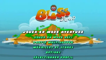 Bliss Island (EU) screen shot title